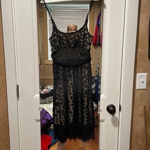 Black cocktail dress